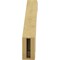 Ekena Millwork 3-inch W x 16-inch D x 16-inch H Imperial Rough Cedar Woodgrain TimberThane Knee Brace, Primed BRCUR03X16X16IMPRCPR - alternate 6